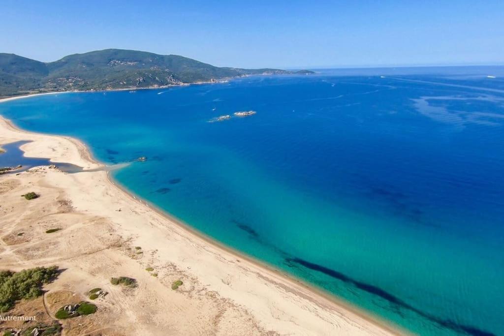 T2 D'Exception 100M Plage Terrasse Vue Mer Et Montagnes Propriano  Kültér fotó