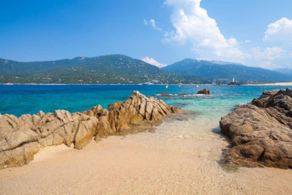T2 D'Exception 100M Plage Terrasse Vue Mer Et Montagnes Propriano  Kültér fotó